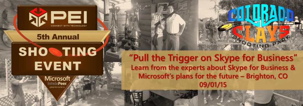 Microsoft Skype for Business PEI Shooting event banner