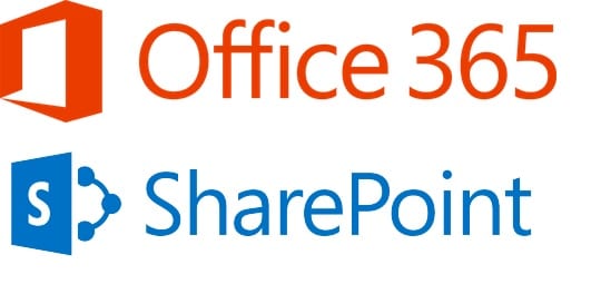 Office 365 and Microsoft SharePoint logo