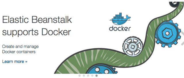 elastic beanstalk supports docker automation