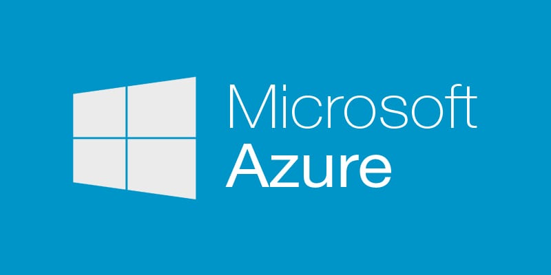 Microsoft Azure cloud computing logo
