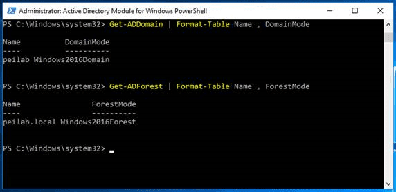 Server 2016 Step One in Powershell