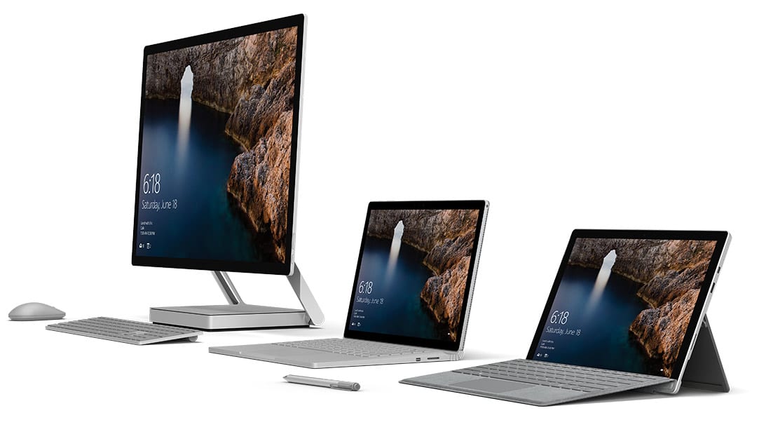 Microsoft Surface Product Line Up