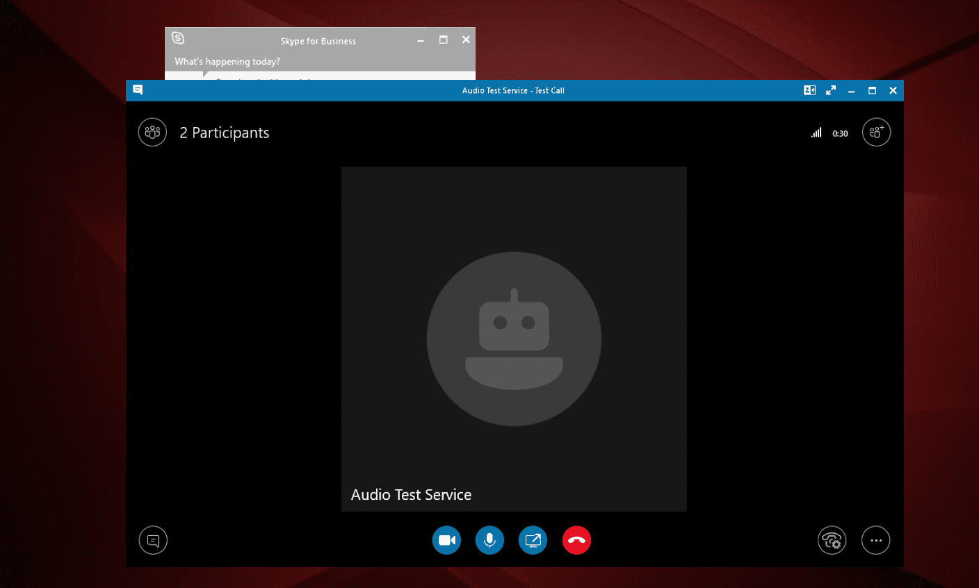 how to test skype for business