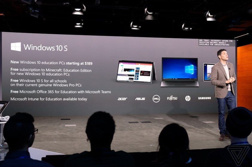 Windows 10 S conference picture