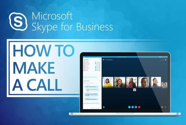 How to Make a Call with Skype for Business Video Cover