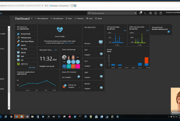 Azure Backup Server Portal Screenshot