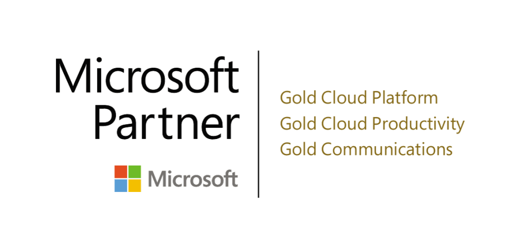 PEI 3 time Microsoft Gold Partner logo