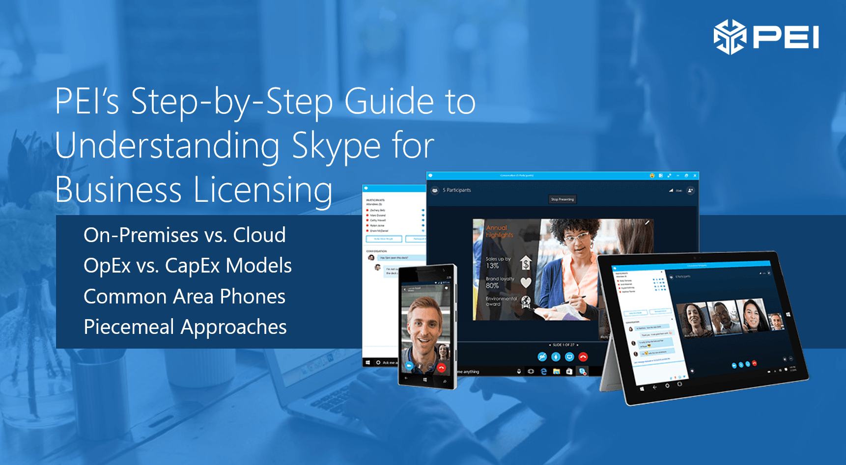 Step-by-step guide to understand Skype for Business Licensing header