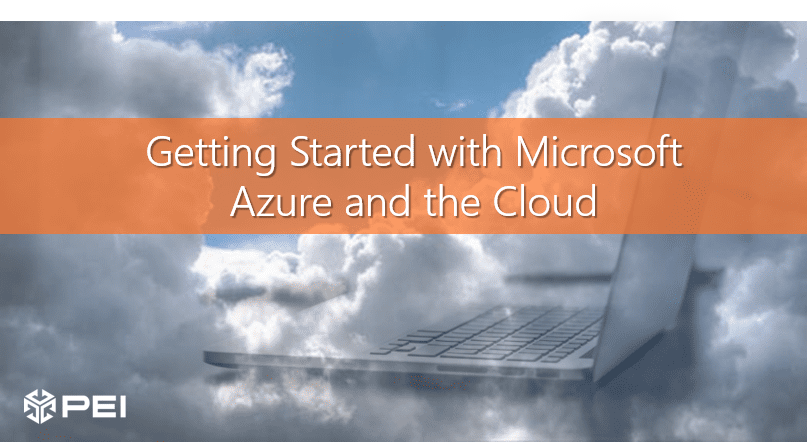 Getting started with Azure words on clouds