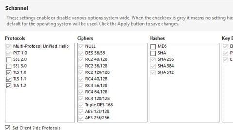 iis crypto templates