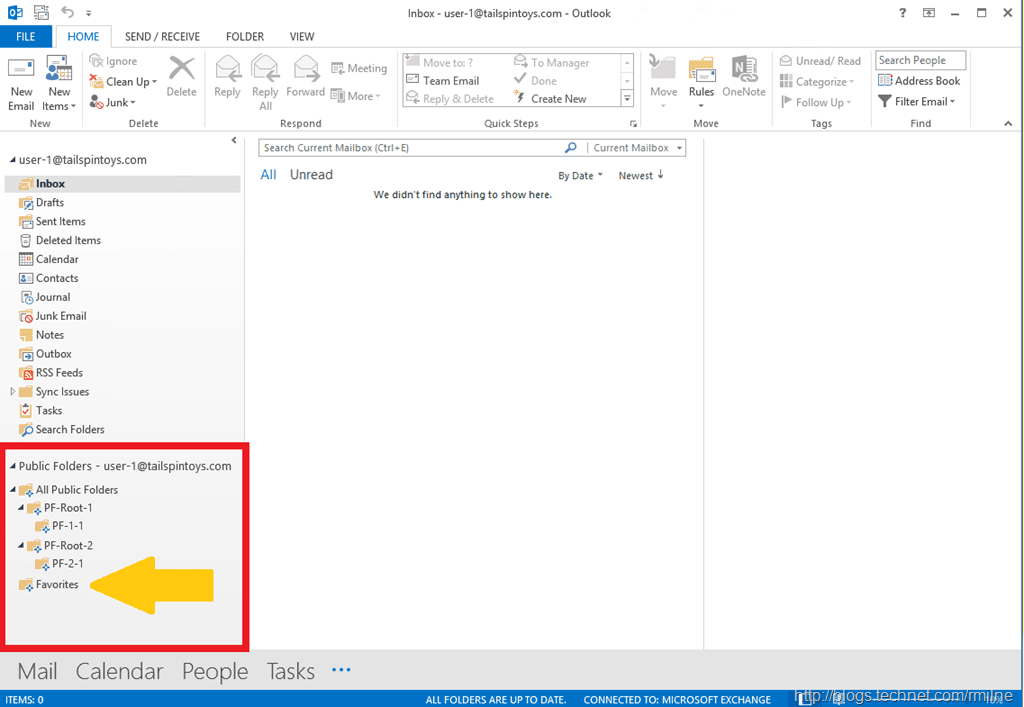 Set up public folder in outlook dadwebs