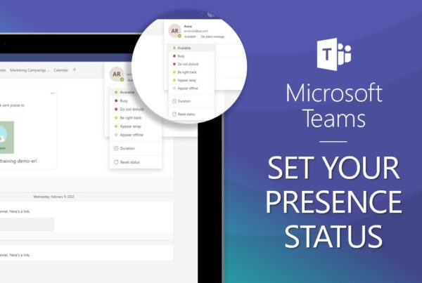 Set Your Presence Status in Microsoft Teams