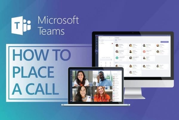 Microsoft Teams how to make a call