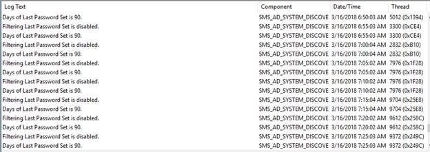 CMTrace filter feature for SCCM logs step 3