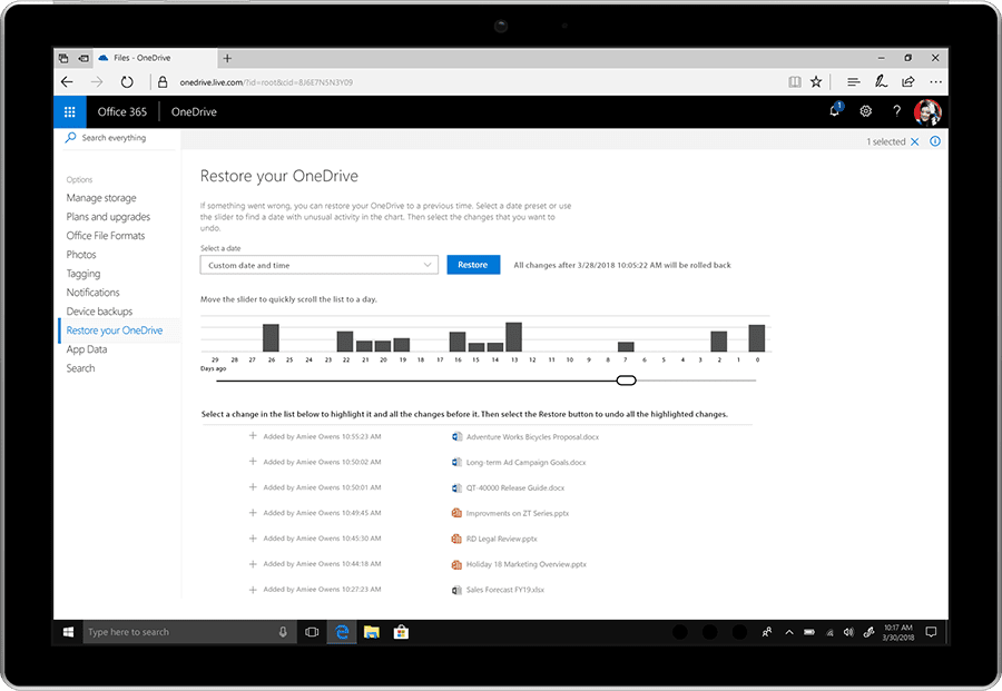 Office 365 security ransomware monitoring