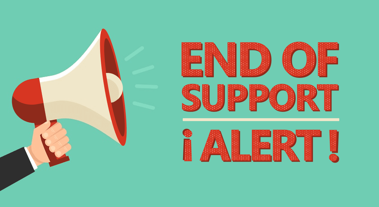 End of Support Graphic