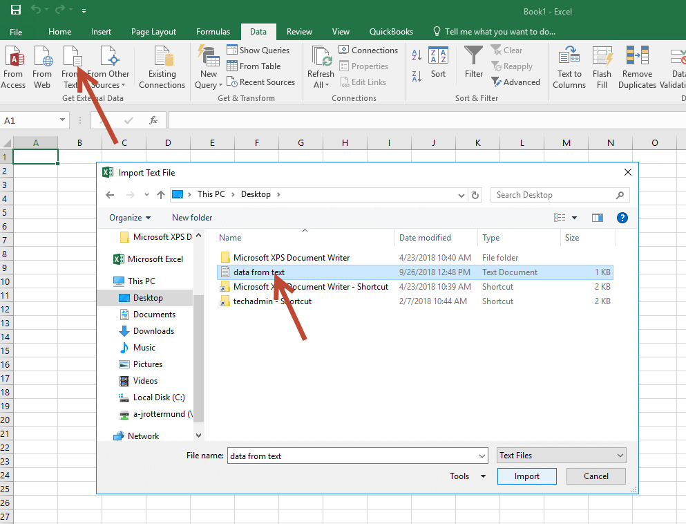 excel text import wizard defaults