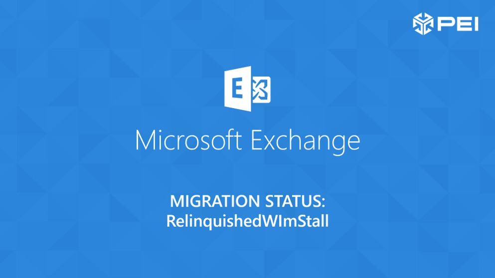 Microsoft exchange migration Relinquishedwlmstall