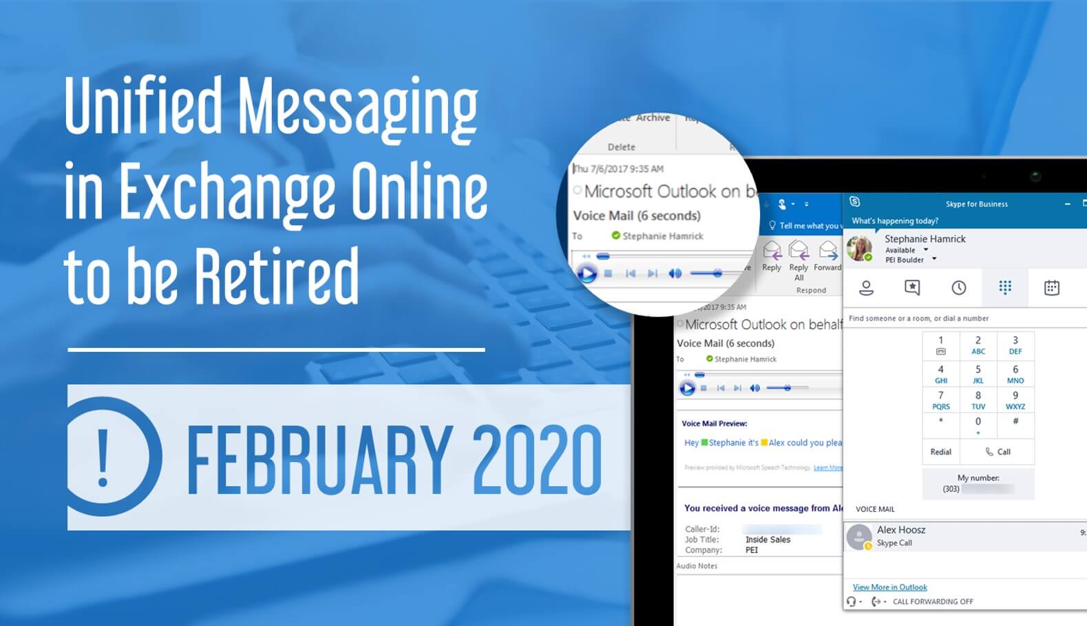 Exchange online Unified Messaging Retired February 2020 announcement