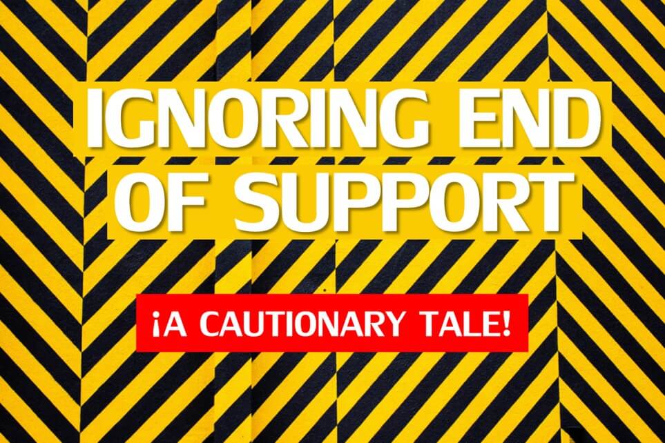End of Support Warnings