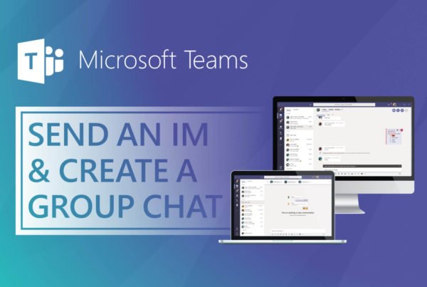 How to Chat or Send a Group Chat in Microsoft Teams