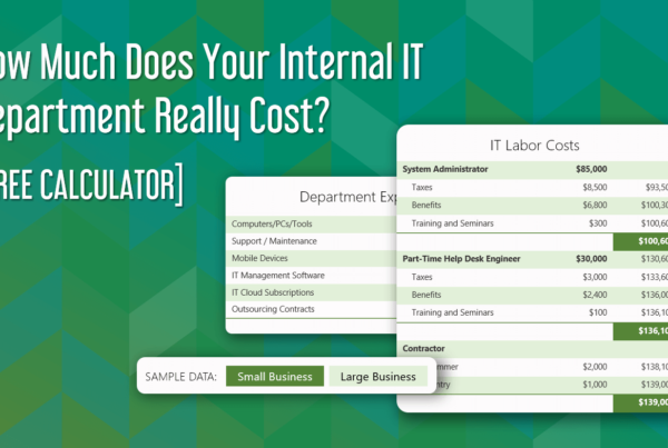 What Does IT Costs To Run Your IT Department with Free Calculator