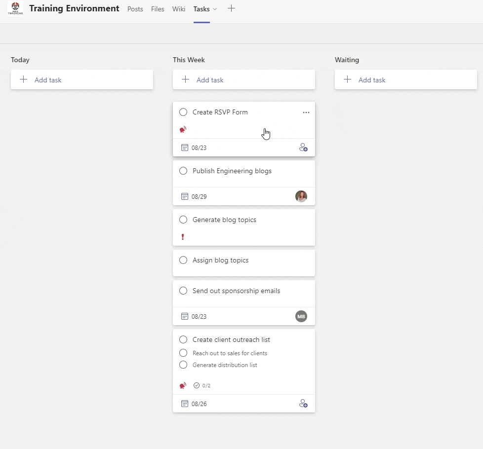 How to set up Planner by Tasks and To Do in Teams.