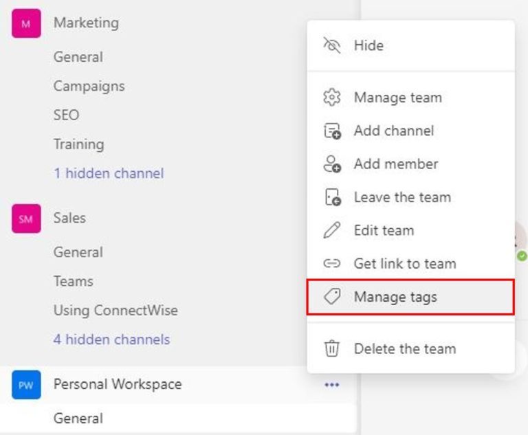 [VIDEO] Use and Manage Tags in Microsoft Teams PEI