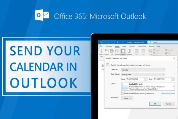 Learn how to attach and send calendars in Microsoft Outlook.