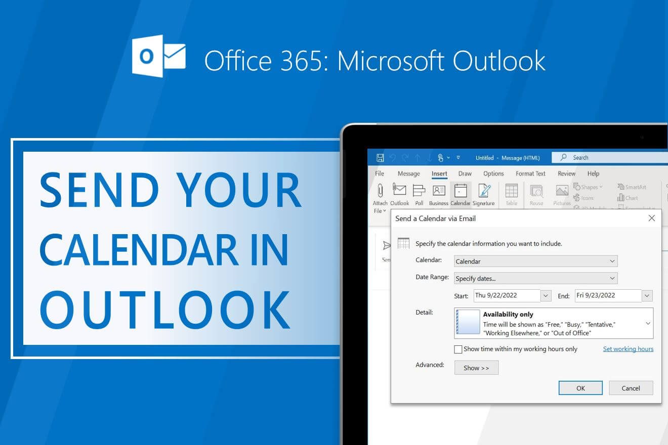 [VIDEO] Attach and Send Calendars in Microsoft Outlook PEI